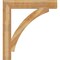 Ekena Millwork Thorton Block Rough Sawn Bracket, Western Red Cedar, 6"W x 40"D x 44"H BKT06X40X44THR05RWR - alternate 2